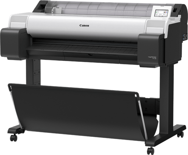 TM-340 Printer (36", w/ stand & catch basket)