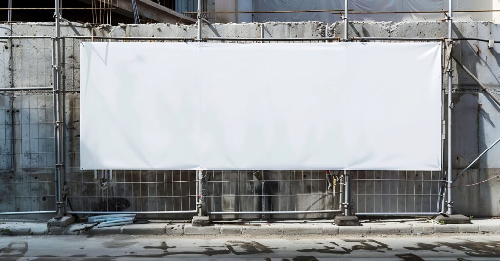 Why Putting Up Banner Ads at Construction Sites Works